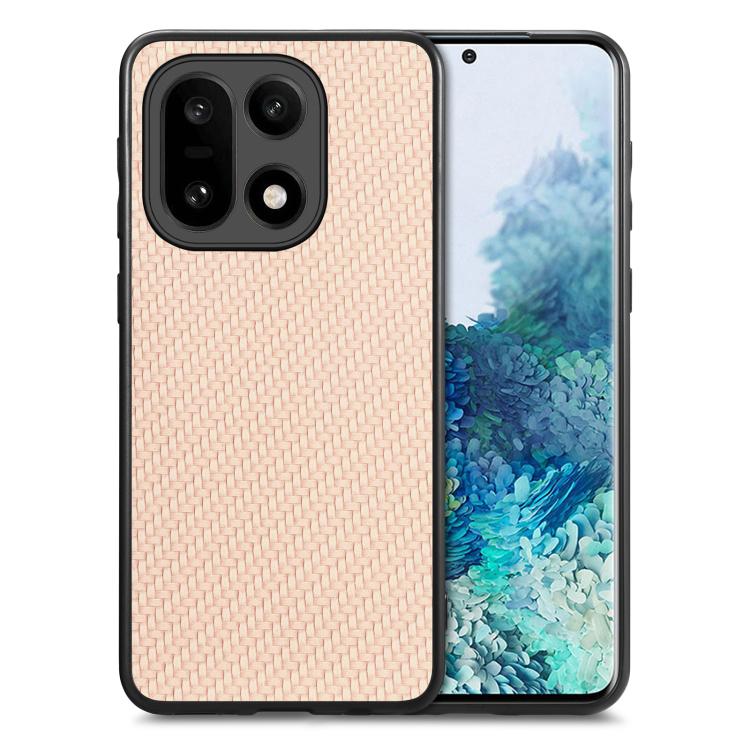 Carbon Fiber Texture Leather Back Cover Phone Case, For OnePlus Ace 6 / 6T / 15R, For OnePlus 15