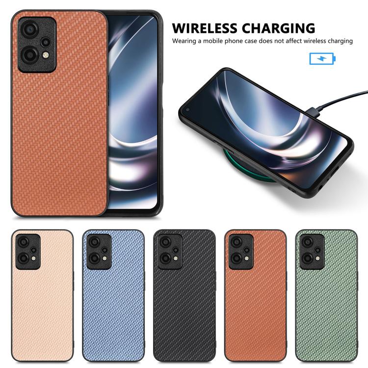 Carbon Fiber Texture Leather Back Cover Phone Case, For OnePlus Ace 6 / 6T / 15R, For OnePlus 15