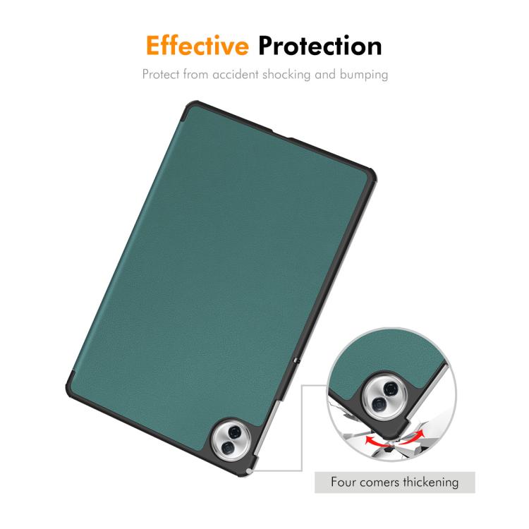 ENKAY Tri-fold Custer Texture Leather Smart Tablet Case