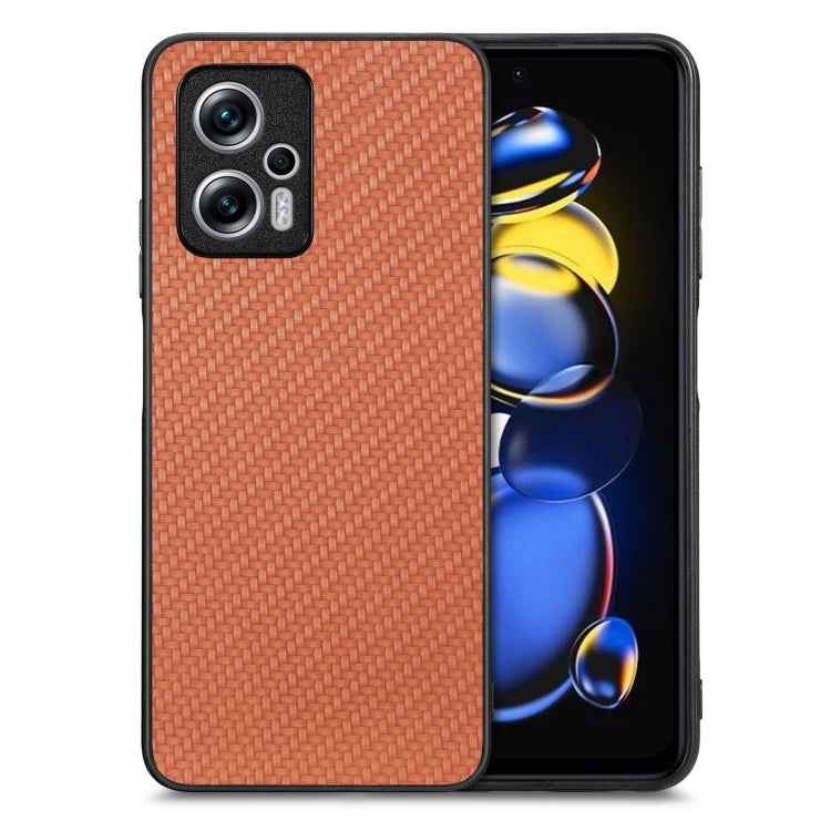 Carbon Fiber Texture Leather Back Cover Phone Case, For Redmi Note 14 Pro 5G, For Xiaomi 13 Pro, For Redmi Note 11T Pro 5G, For Redmi Note 10, For Xiaomi CC9 Pro, For Redmi K80 Pro / Poco F7 Ultra, For Redmi K80 / Poco F7 Pro