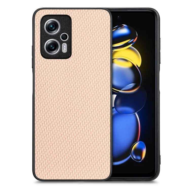 Carbon Fiber Texture Leather Back Cover Phone Case, For Redmi Note 14 Pro 5G, For Xiaomi 13 Pro, For Redmi Note 11T Pro 5G, For Redmi Note 10, For Xiaomi CC9 Pro, For Redmi K80 Pro / Poco F7 Ultra, For Redmi K80 / Poco F7 Pro