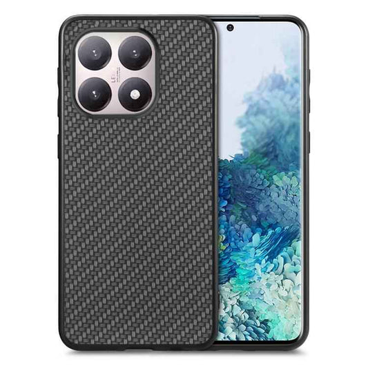 Carbon Fiber Texture Leather Back Cover Phone Case, For Xiaomi 15T, For Redmi 15C 5G / 4G Glodal 171mm, For Xiaomi 15 Ultra, For Redmi Turbo 4, For Xiaomi Poco X7 Pro, For Xiaomi 15 Pro, For Xiaomi 15, For Redmi Note 14 5G, For  Redmi Note 14 Pro+ 5G