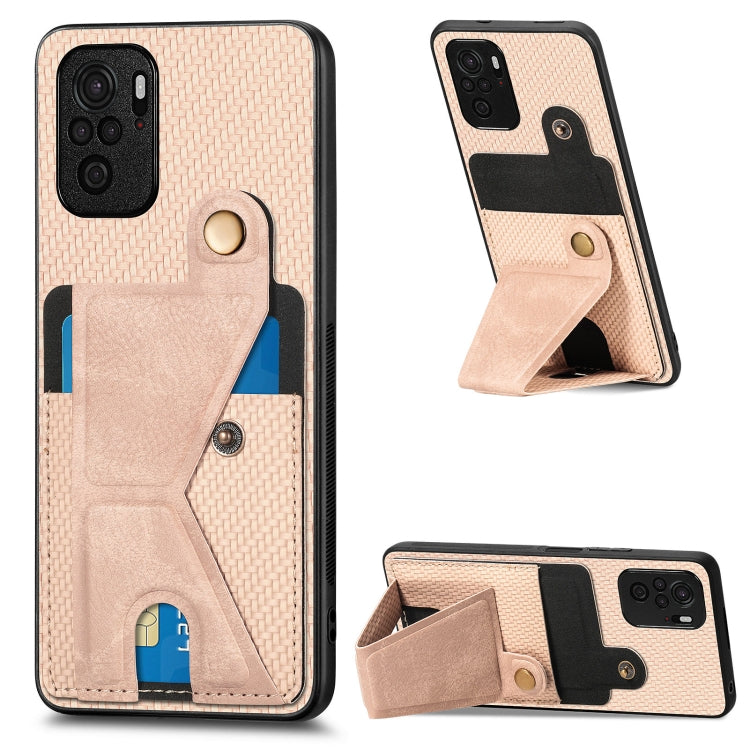 Carbon Fiber Wallet Flip Card K-shaped Holder Phone Case, For Xiaomi 15T, For Redmi 15C 5G / 4G Global 171mm, For Redmi K80 Pro / Poco F7 Ultra, For Redmi K80 / Poco F7 Pro, For Redmi Turbo 4, For Xiaomi Poco X7 Pro, For Redmi Note 12 5G               ...