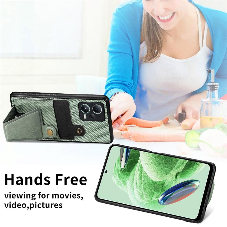 Carbon Fiber Wallet Flip Card K-shaped Holder Phone Case, For Xiaomi 15T, For Redmi 15C 5G / 4G Global 171mm, For Redmi K80 Pro / Poco F7 Ultra, For Redmi K80 / Poco F7 Pro, For Redmi Turbo 4, For Xiaomi Poco X7 Pro, For Redmi Note 12 5G               ...