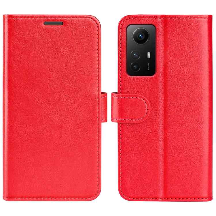 R64 Texture Horizontal Flip Leather Phone Case, For Redmi Note 12S