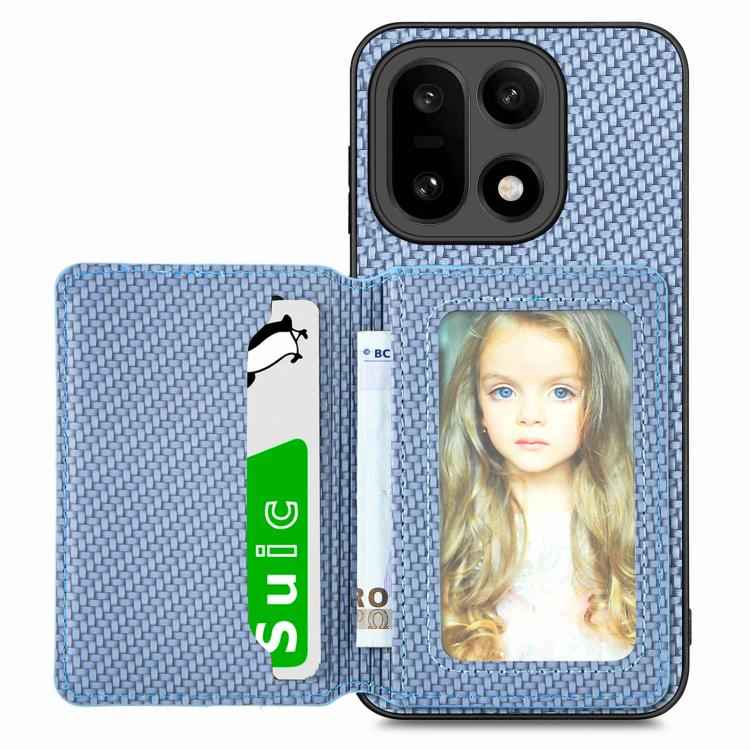 Carbon Fiber Magnetic Card Bag Phone Case, For OnePlus 15, For OnePlus 13, For OnePlus Nord CE 3 Lite, For OnePlus Nord CE2 Lite 5G