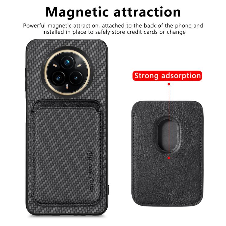 Carbon Fiber Leather Card Magsafe Phone Case