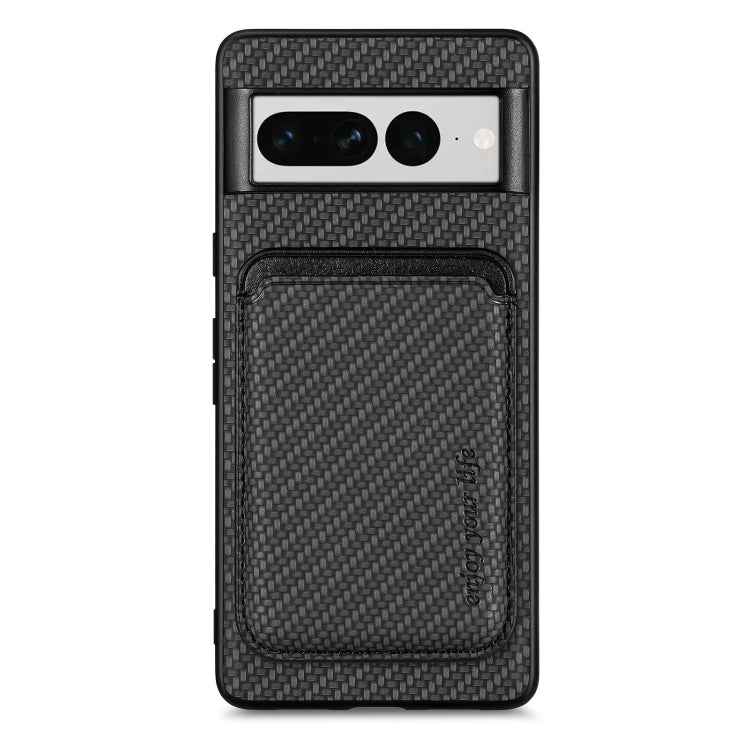 Carbon Fiber Leather Card Magsafe Phone Case, For Google Pixel 10 Pro XL, For Google Pixel 9 Pro XL, For Google Pixel 10 / 10 Pro, For Google Pixel 9 / 9 Pro, For Google Pixel 9a, For Google Pixel 7 Pro, For Google Pixel 7, For Google Pixel 6