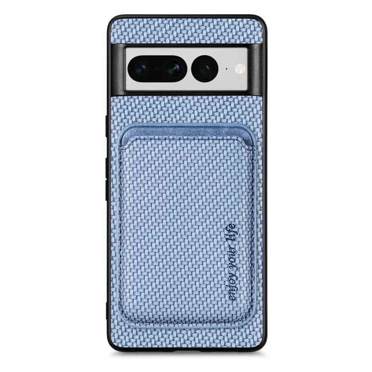 Carbon Fiber Leather Card Magsafe Phone Case, For Google Pixel 10 Pro XL, For Google Pixel 9 Pro XL, For Google Pixel 10 / 10 Pro, For Google Pixel 9 / 9 Pro, For Google Pixel 9a, For Google Pixel 7 Pro, For Google Pixel 7, For Google Pixel 6