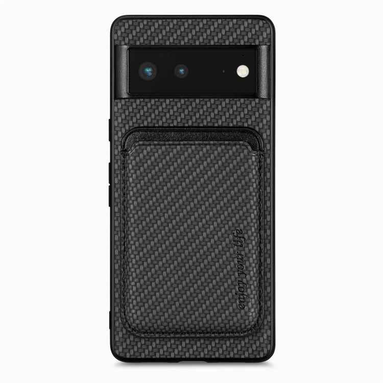 Carbon Fiber Leather Card Magsafe Phone Case, For Google Pixel 10 Pro XL, For Google Pixel 9 Pro XL, For Google Pixel 10 / 10 Pro, For Google Pixel 9 / 9 Pro, For Google Pixel 9a, For Google Pixel 7 Pro, For Google Pixel 7, For Google Pixel 6