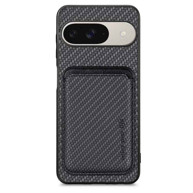Carbon Fiber Leather Card Magsafe Phone Case, For Google Pixel 10 Pro XL, For Google Pixel 9 Pro XL, For Google Pixel 10 / 10 Pro, For Google Pixel 9 / 9 Pro, For Google Pixel 9a, For Google Pixel 7 Pro, For Google Pixel 7, For Google Pixel 6