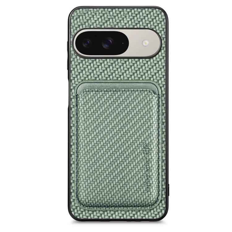 Carbon Fiber Leather Card Magsafe Phone Case, For Google Pixel 10 Pro XL, For Google Pixel 9 Pro XL, For Google Pixel 10 / 10 Pro, For Google Pixel 9 / 9 Pro, For Google Pixel 9a, For Google Pixel 7 Pro, For Google Pixel 7, For Google Pixel 6