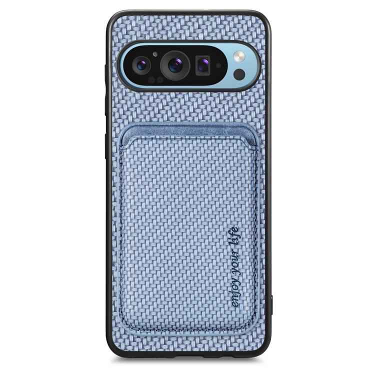 Carbon Fiber Leather Card Magsafe Phone Case, For Google Pixel 10 Pro XL, For Google Pixel 9 Pro XL, For Google Pixel 10 / 10 Pro, For Google Pixel 9 / 9 Pro, For Google Pixel 9a, For Google Pixel 7 Pro, For Google Pixel 7, For Google Pixel 6