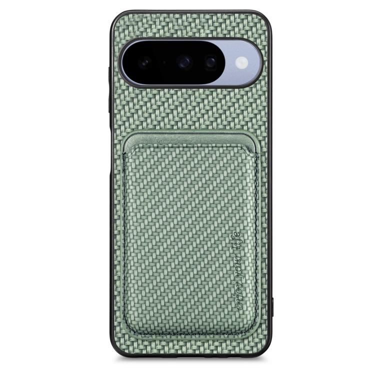 Carbon Fiber Leather Card Magsafe Phone Case, For Google Pixel 11 Pro XL, For Google Pixel 11, For Google Pixel 11 Pro, For Google Pixel 10 Pro XL, For Google Pixel 9 Pro XL, For Google Pixel 10 / 10 Pro, For Google Pixel 9 / 9 Pro, For Google Pixel 9a...