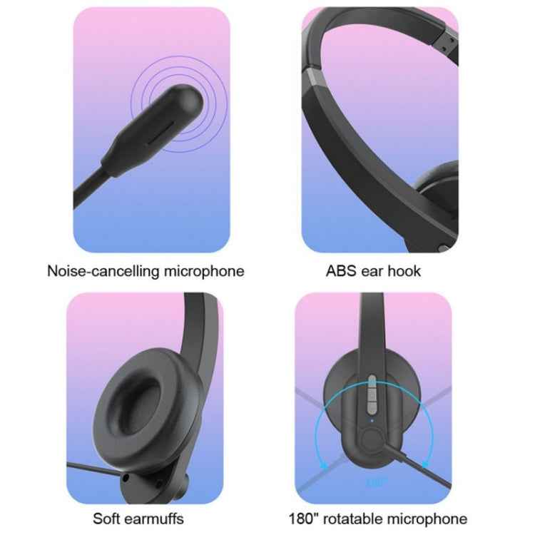 OY632  For Call Center Office Telephone Noise Cancelling Mic HiFi Stereo Earphone, OY632