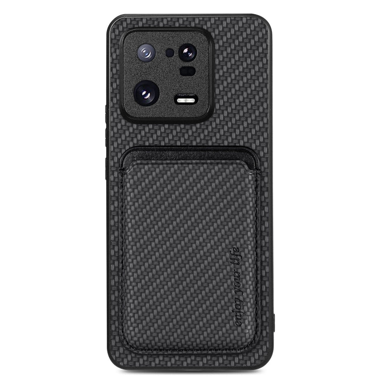 Carbon Fiber Leather Card Magnetic Phone Case, For Xiaomi Redmi Note 14 5G, For Xiaomi Redmi Note 14 Pro+ 5G, For Xiaomi Redmi Note 14 Pro 5G, For Redmi A3, For Xiaomi Redmi Note 13 Pro 4G, For Xiaomi 14 Pro, For Xiaomi 14, For Xiaomi 13 Pro           ...