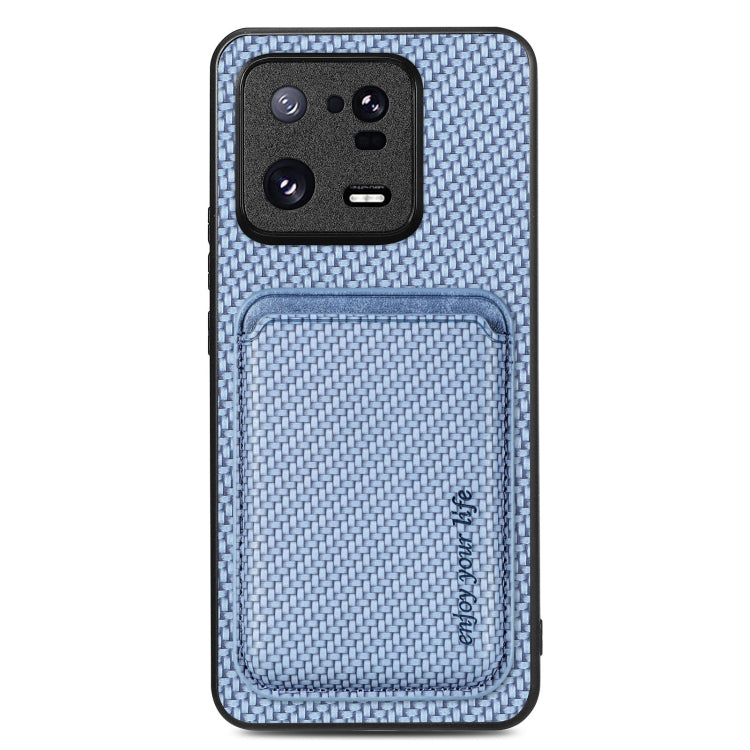 Carbon Fiber Leather Card Magnetic Phone Case, For Xiaomi Redmi Note 14 5G, For Xiaomi Redmi Note 14 Pro+ 5G, For Xiaomi Redmi Note 14 Pro 5G, For Redmi A3, For Xiaomi Redmi Note 13 Pro 4G, For Xiaomi 14 Pro, For Xiaomi 14, For Xiaomi 13 Pro           ...