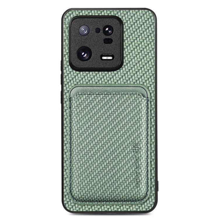 Carbon Fiber Leather Card Magnetic Phone Case, For Xiaomi Redmi Note 14 5G, For Xiaomi Redmi Note 14 Pro+ 5G, For Xiaomi Redmi Note 14 Pro 5G, For Redmi A3, For Xiaomi Redmi Note 13 Pro 4G, For Xiaomi 14 Pro, For Xiaomi 14, For Xiaomi 13 Pro           ...