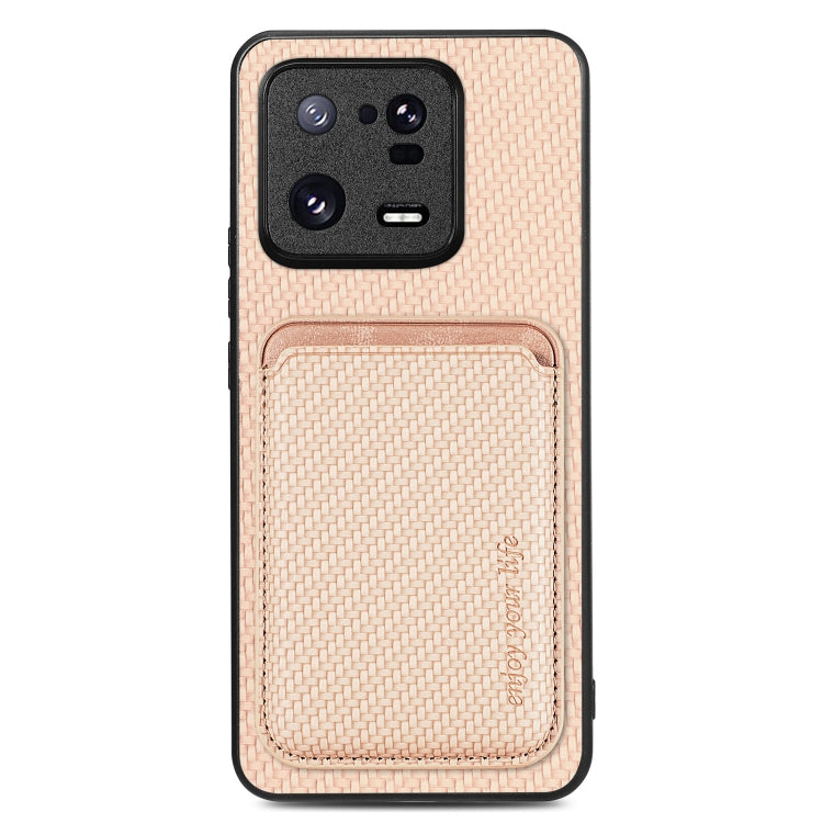 Carbon Fiber Leather Card Magnetic Phone Case, For Xiaomi Redmi Note 14 5G, For Xiaomi Redmi Note 14 Pro+ 5G, For Xiaomi Redmi Note 14 Pro 5G, For Redmi A3, For Xiaomi Redmi Note 13 Pro 4G, For Xiaomi 14 Pro, For Xiaomi 14, For Xiaomi 13 Pro           ...