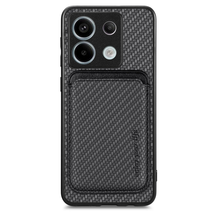 Carbon Fiber Leather Card Magnetic Phone Case, For Xiaomi Redmi Note 14 5G, For Xiaomi Redmi Note 14 Pro+ 5G, For Xiaomi Redmi Note 14 Pro 5G, For Redmi A3, For Xiaomi Redmi Note 13 Pro 4G, For Xiaomi 14 Pro, For Xiaomi 14, For Xiaomi 13 Pro           ...