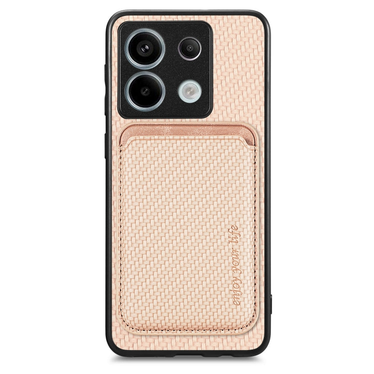 Carbon Fiber Leather Card Magnetic Phone Case, For Xiaomi Redmi Note 14 5G, For Xiaomi Redmi Note 14 Pro+ 5G, For Xiaomi Redmi Note 14 Pro 5G, For Redmi A3, For Xiaomi Redmi Note 13 Pro 4G, For Xiaomi 14 Pro, For Xiaomi 14, For Xiaomi 13 Pro           ...