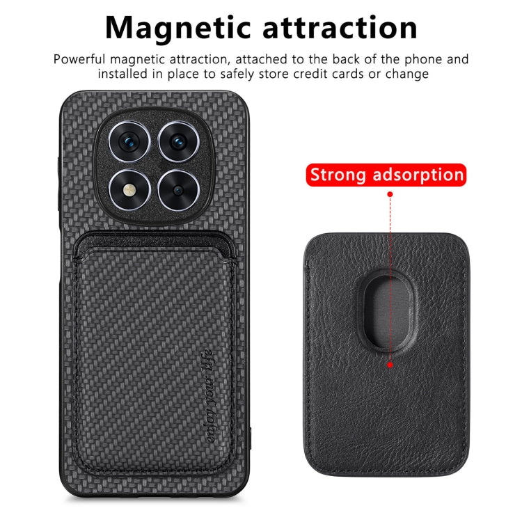 Carbon Fiber Leather Card Magnetic Phone Case, For Xiaomi Redmi Note 14 5G, For Xiaomi Redmi Note 14 Pro+ 5G, For Xiaomi Redmi Note 14 Pro 5G, For Redmi A3, For Xiaomi Redmi Note 13 Pro 4G, For Xiaomi 14 Pro, For Xiaomi 14, For Xiaomi 13 Pro           ...