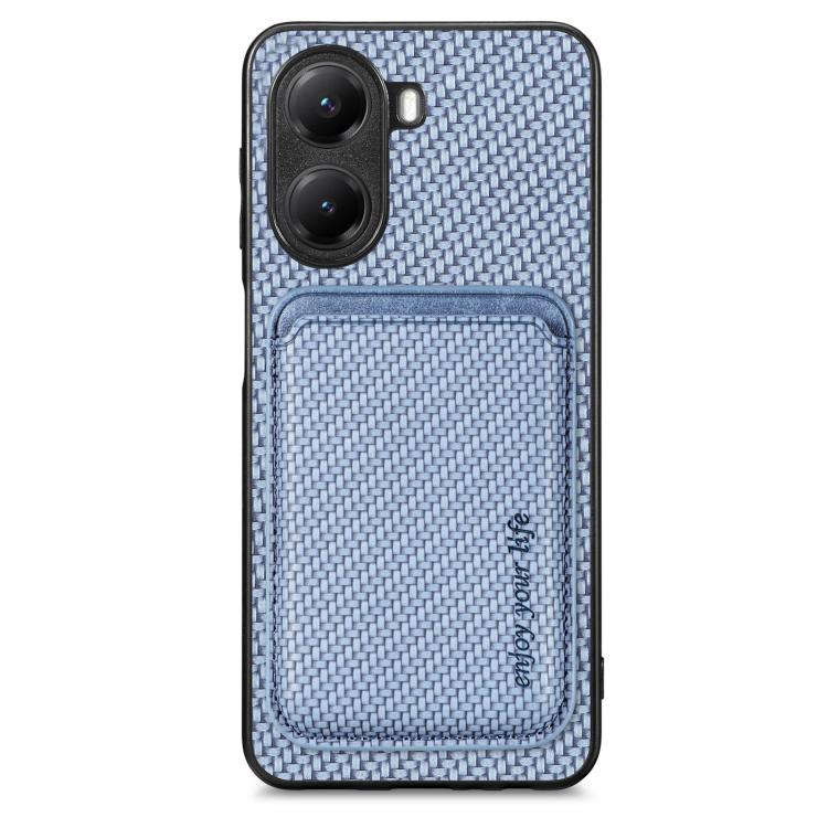 Carbon Fiber Leather Card Magnetic Phone Case, For Redmi 15C 5G / 4G Glodal 171mm, For Xiaomi 15T Pro, For Xiaomi 15T, For Redmi K80 Pro / Poco F7 Ultra, For Redmi K80 / Poco F7 Pro, For Redmi Turbo 4, For Xiaomi Poco X7 Pro, For Xiaomi 15 Pro         ...