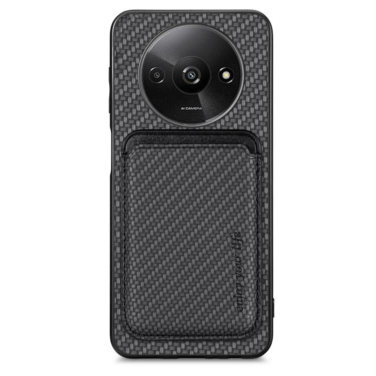 Carbon Fiber Leather Card Magnetic Phone Case, For Xiaomi Redmi Note 14 5G, For Xiaomi Redmi Note 14 Pro+ 5G, For Xiaomi Redmi Note 14 Pro 5G, For Redmi A3, For Xiaomi Redmi Note 13 Pro 4G, For Xiaomi 14 Pro, For Xiaomi 14, For Xiaomi 13 Pro           ...
