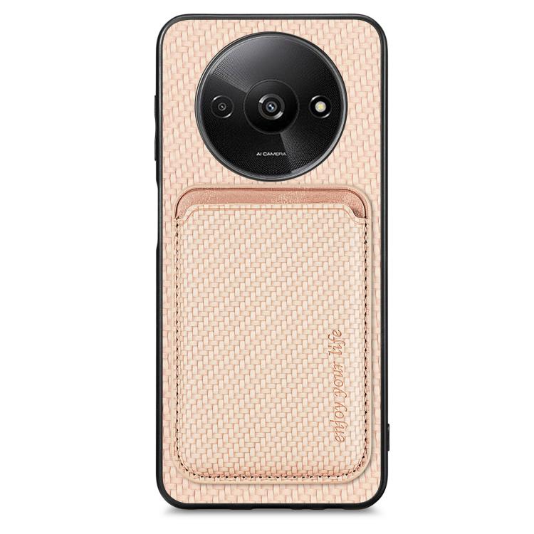 Carbon Fiber Leather Card Magnetic Phone Case, For Xiaomi Redmi Note 14 5G, For Xiaomi Redmi Note 14 Pro+ 5G, For Xiaomi Redmi Note 14 Pro 5G, For Redmi A3, For Xiaomi Redmi Note 13 Pro 4G, For Xiaomi 14 Pro, For Xiaomi 14, For Xiaomi 13 Pro           ...