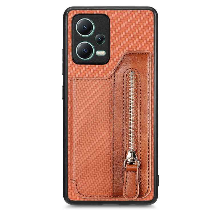 Carbon Fiber Horizontal Flip Zipper Wallet Phone Case, For Redmi 15C 5G / 4G Glodal 171mm, For Xiaomi 15T, For Redmi K80 Pro / Poco F7 Ultra, For Redmi K80 / Poco F7 Pro, For Redmi Turbo 4, For Xiaomi Poco X7 Pro, For Redmi Note 12 5G                  ...