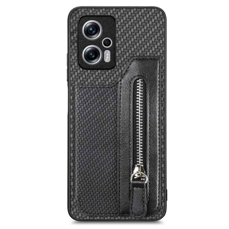 Carbon Fiber Horizontal Flip Zipper Wallet Phone Case, For Redmi 15C 5G / 4G Glodal 171mm, For Xiaomi 15T, For Redmi K80 Pro / Poco F7 Ultra, For Redmi K80 / Poco F7 Pro, For Redmi Turbo 4, For Xiaomi Poco X7 Pro, For Redmi Note 12 5G                  ...