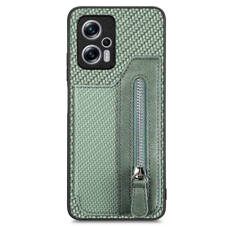 Carbon Fiber Horizontal Flip Zipper Wallet Phone Case, For Redmi 15C 5G / 4G Glodal 171mm, For Xiaomi 15T, For Redmi K80 Pro / Poco F7 Ultra, For Redmi K80 / Poco F7 Pro, For Redmi Turbo 4, For Xiaomi Poco X7 Pro, For Redmi Note 12 5G                  ...