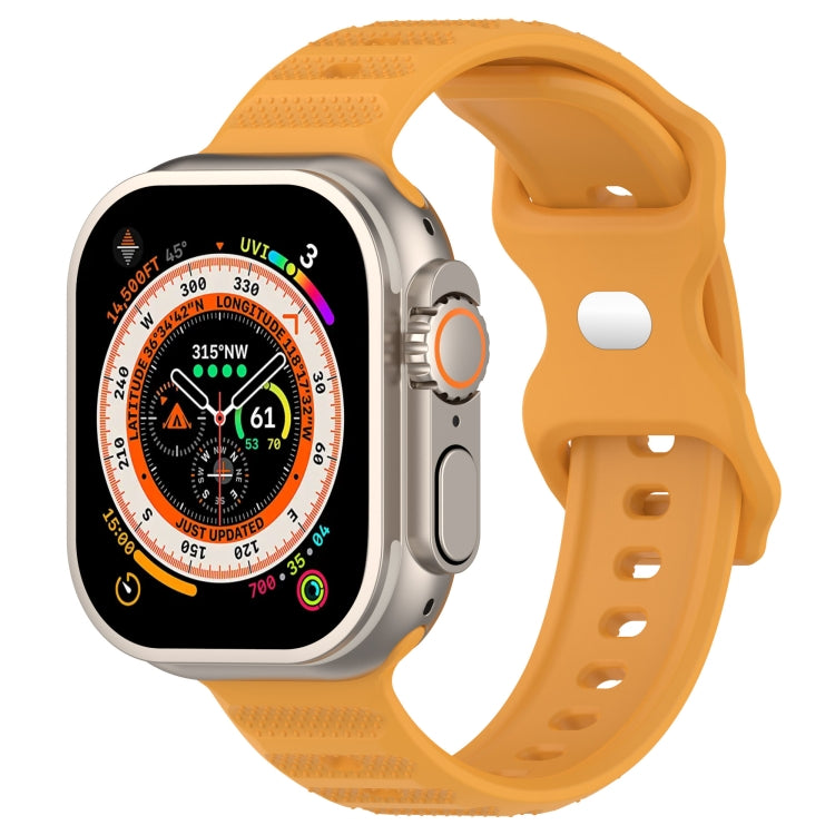 Reverse Buckle Dot Texture Silicone Watch Band, For Apple Watch Ultra 49mm, For Apple Watch 8 41mm, For Apple Watch 8 45mm, For Apple Watch SE 2022 40mm