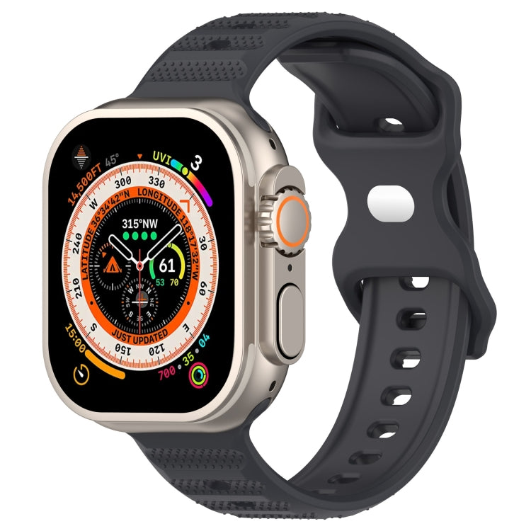 Reverse Buckle Dot Texture Silicone Watch Band, For Apple Watch SE 2022 44mm, For Apple Watch 7 41mm, For Apple Watch 7 45mm, For Apple Watch SE 40mm