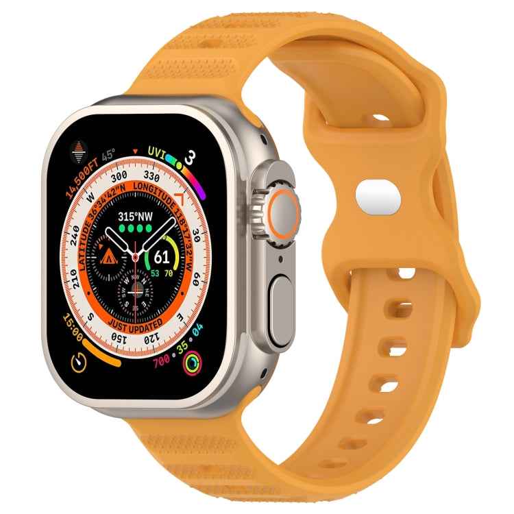 Reverse Buckle Dot Texture Silicone Watch Band, For Apple Watch SE 44mm, For Apple Watch 6 40mm, For Apple Watch 6 44mm, For Apple Watch 5 44mm