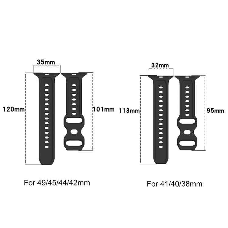 Reverse Buckle Dot Texture Silicone Watch Band, For Apple Watch SE 44mm, For Apple Watch 6 40mm, For Apple Watch 6 44mm, For Apple Watch 5 44mm