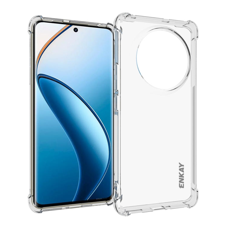 ENKAY Transparent TPU Shockproof Anti-slip Phone Case, For Realme 16T 5G, For Realme 16 Pro+ 5G Global, For Realme 16 Pro 5G Global, For Realme C85 Pro 4G Global, For Realme 15 Pro 5G Global, For Realme 15 5G Global, For Realme 14 Pro 5G               ...