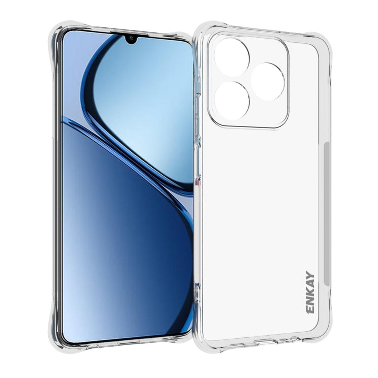 ENKAY Transparent TPU Shockproof Anti-slip Phone Case, For Realme C85 Pro 4G Global, For Realme 15 Pro 5G Global, For Realme 15 5G Global, For Realme 14 Pro 5G, For Realme 14X 5G Global, For Realme GT7 Pro 5G, For Realme C63 4G, For Realme GT Neo6 SE  ...