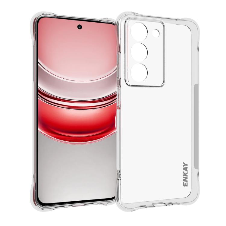ENKAY Transparent TPU Shockproof Anti-slip Phone Case, For Realme 16T 5G, For Realme 16 Pro+ 5G Global, For Realme 16 Pro 5G Global, For Realme C85 Pro 4G Global, For Realme 15 Pro 5G Global, For Realme 15 5G Global, For Realme 14 Pro 5G               ...