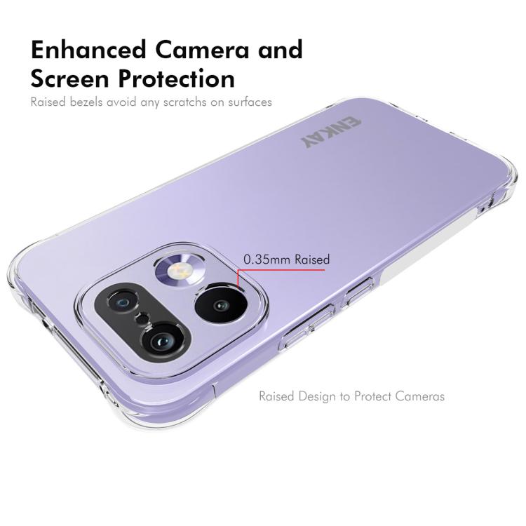 ENKAY Transparent TPU Shockproof Anti-slip Phone Case, For Realme 16 Pro+ 5G Global, For Realme 16 Pro 5G Global, For Realme C85 Pro 4G Global, For Realme 15 Pro 5G Global, For Realme 15 5G Global, For Realme 14 Pro 5G, For Realme 14X 5G Global        ...
