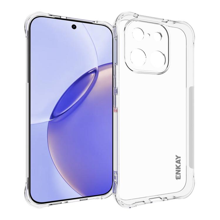 ENKAY Transparent TPU Shockproof Anti-slip Phone Case, For Realme 16T 5G, For Realme 16 Pro+ 5G Global, For Realme 16 Pro 5G Global, For Realme C85 Pro 4G Global, For Realme 15 Pro 5G Global, For Realme 15 5G Global, For Realme 14 Pro 5G               ...