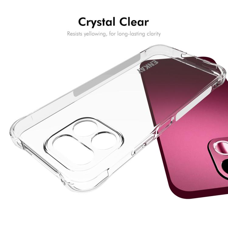 ENKAY Transparent TPU Shockproof Anti-slip Phone Case, For Realme 16T 5G, For Realme 16 Pro+ 5G Global, For Realme 16 Pro 5G Global, For Realme C85 Pro 4G Global, For Realme 15 Pro 5G Global, For Realme 15 5G Global, For Realme 14 Pro 5G               ...