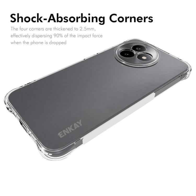 ENKAY Hat-Prince Transparent TPU Shockproof Phone Case, For Huawei Pura 80 Ultra, For Huawei Pura 80 Pro / 80 Pro+, For Huawei Pura 80, For Huawei Pura 70 Pro / 70 Pro+, For Huawei Enjoy 60X 4G / nova Y91 4G, For Huawei nova 11 Pro / 11 Ultra 4G       ...