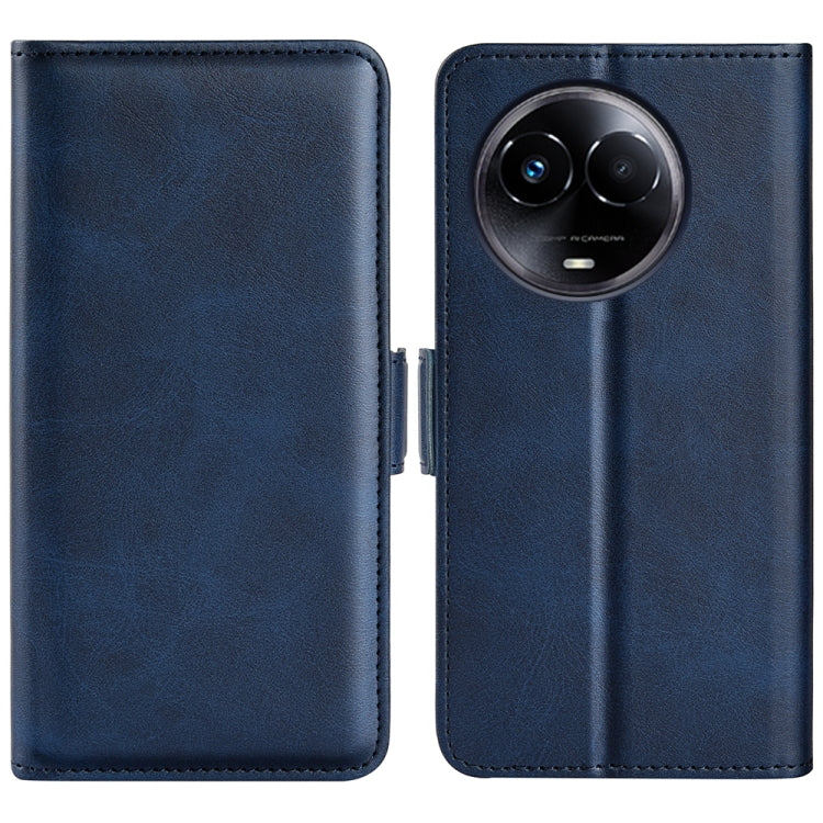 Dual-side Magnetic Buckle Horizontal Flip Leather Phone Case, For Realme 12 Pro+, For Realme C67 5G, For Realme 11X, For Realme C65 4G, For Realme C85 5G / 15x 5G, For Realme 15 5G / 15 Pro 5G, For Realme Narzo N53 / C53