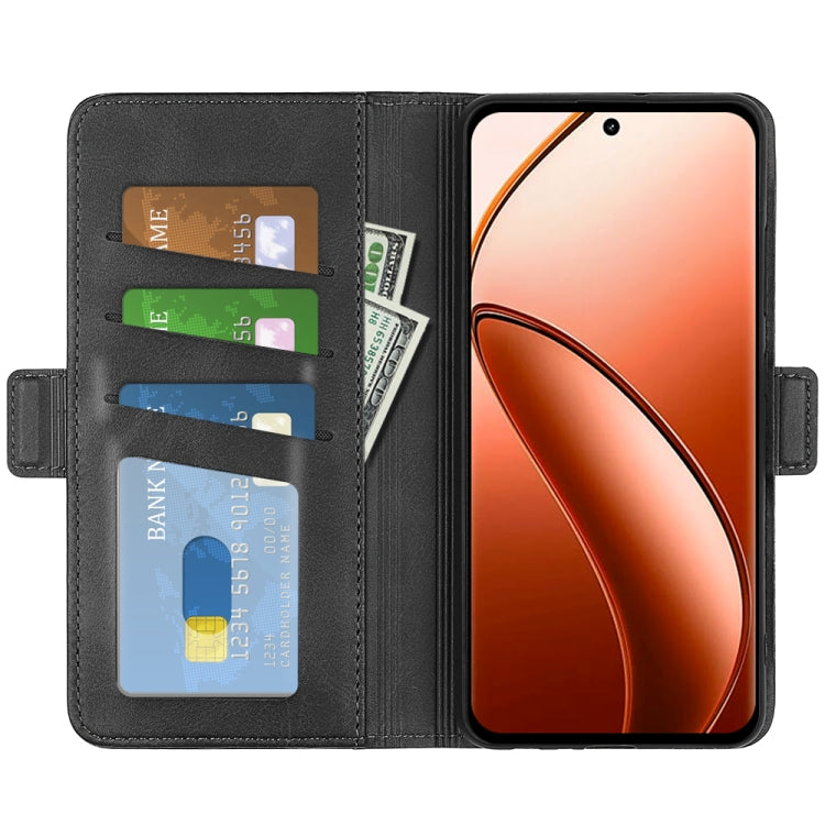 Dual-side Magnetic Buckle Horizontal Flip Leather Phone Case, For Realme 12 Pro+, For Realme C67 5G, For Realme 11X, For Realme C65 4G, For Realme C85 5G / 15x 5G, For Realme 15 5G / 15 Pro 5G, For Realme Narzo N53 / C53
