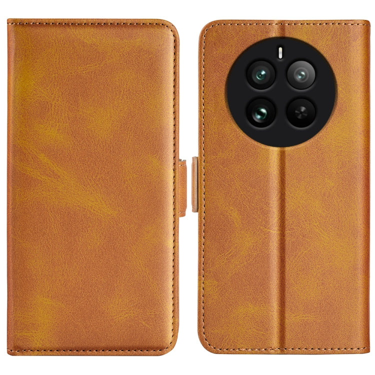 Dual-side Magnetic Buckle Horizontal Flip Leather Phone Case, For Realme 12 Pro+, For Realme C67 5G, For Realme 11X, For Realme C65 4G, For Realme C85 5G / 15x 5G, For Realme 15 5G / 15 Pro 5G, For Realme Narzo N53 / C53