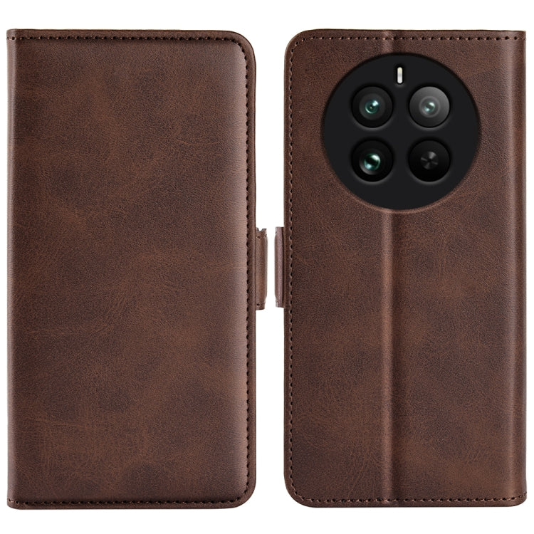 Dual-side Magnetic Buckle Horizontal Flip Leather Phone Case, For Realme 12 Pro+, For Realme C67 5G, For Realme 11X, For Realme C65 4G, For Realme C85 5G / 15x 5G, For Realme 15 5G / 15 Pro 5G, For Realme Narzo N53 / C53