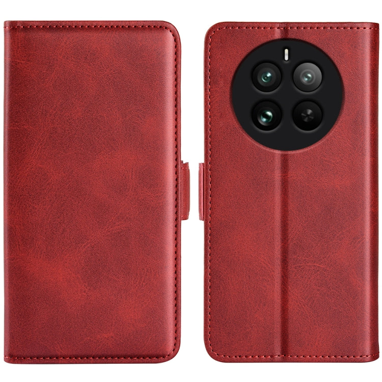Dual-side Magnetic Buckle Horizontal Flip Leather Phone Case, For Realme 12 Pro+, For Realme C67 5G, For Realme 11X, For Realme C65 4G, For Realme C85 5G / 15x 5G, For Realme 15 5G / 15 Pro 5G, For Realme Narzo N53 / C53
