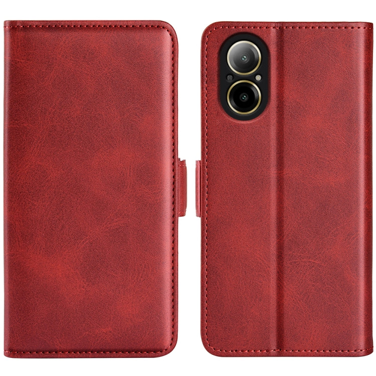 Dual-side Magnetic Buckle Horizontal Flip Leather Phone Case, For Realme 12 Pro+, For Realme C67 5G, For Realme 11X, For Realme C65 4G, For Realme C85 5G / 15x 5G, For Realme 15 5G / 15 Pro 5G, For Realme Narzo N53 / C53