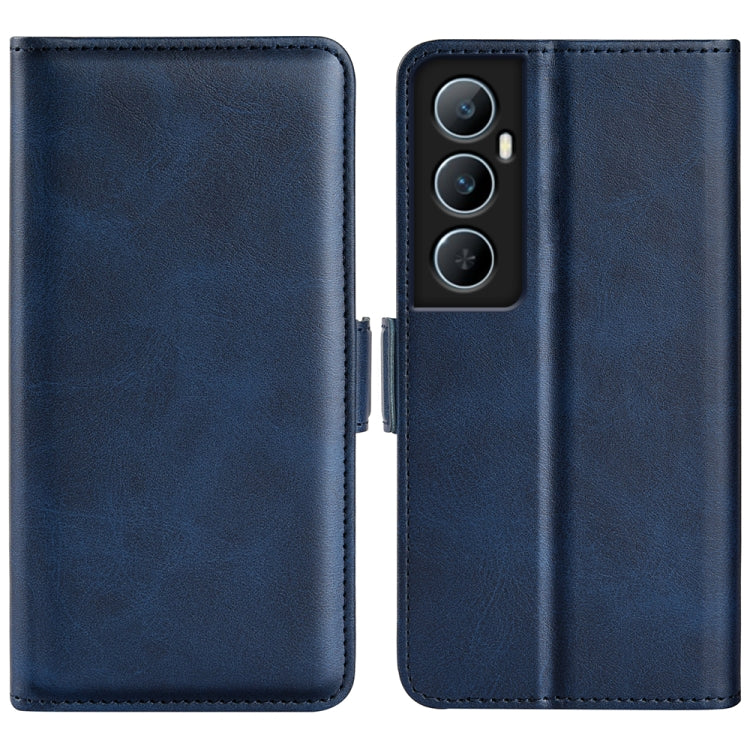 Dual-side Magnetic Buckle Horizontal Flip Leather Phone Case, For Realme 12 Pro+, For Realme C67 5G, For Realme 11X, For Realme C65 4G, For Realme C85 5G / 15x 5G, For Realme 15 5G / 15 Pro 5G, For Realme Narzo N53 / C53